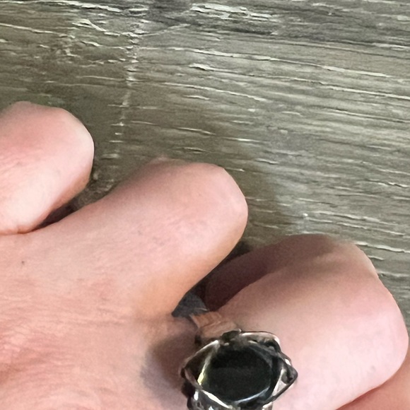 Hand made UNIQUE ONYX RING - Picture 14 of 15